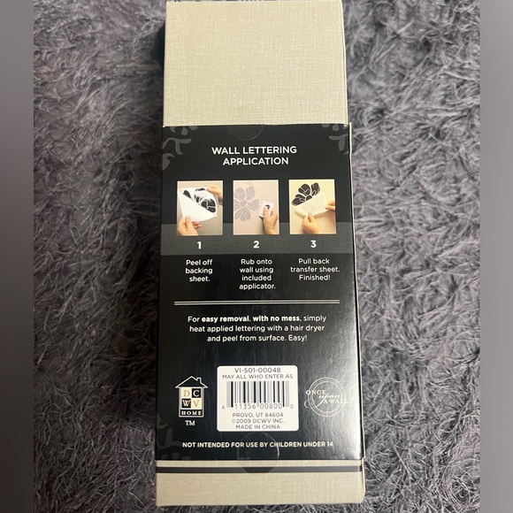 BNIB Wall Decal Quote! - Picture 2 of 6